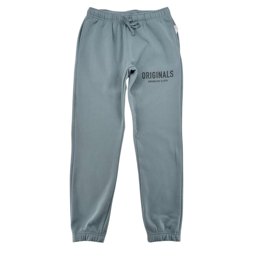 Originals Brooklyn Cloth Logo Jogger Sweatpantsβ Blue Gray NWT M